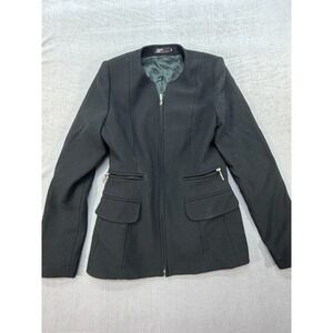 Paris Philippe Adec Facile A Porter Women Black Blazer Size 36